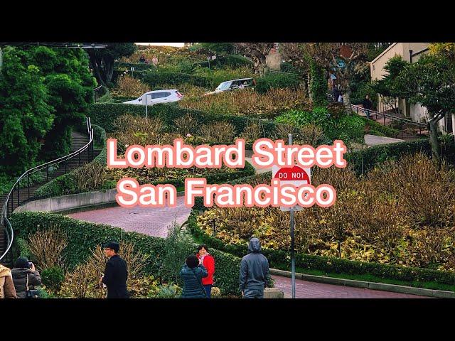 Lombard Street in San Francisco - The Most Curved Road in the World