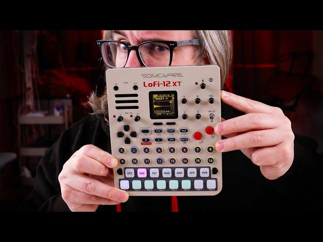 Sonicware LOFI-12 XT review // lofi sampler & groovebox with polyphonic sample playback!