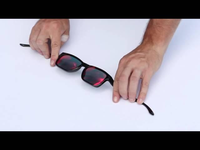 Unbreakable Sunglasses by REKS, Black SPORT with Blac-Red Mirror Polycarbonate Lenses