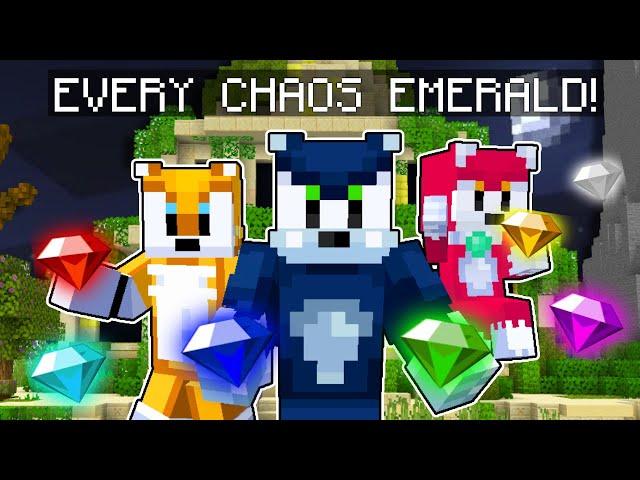 We Collected EVERY Chaos Emerald In Minecraft!  Minecraft Sonic UNLEASHED [162]