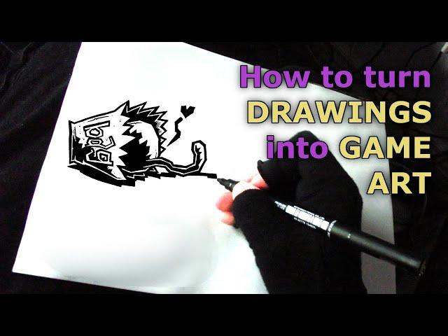 [TUTORIAL] How to turn DRAWINGS into GAME ART