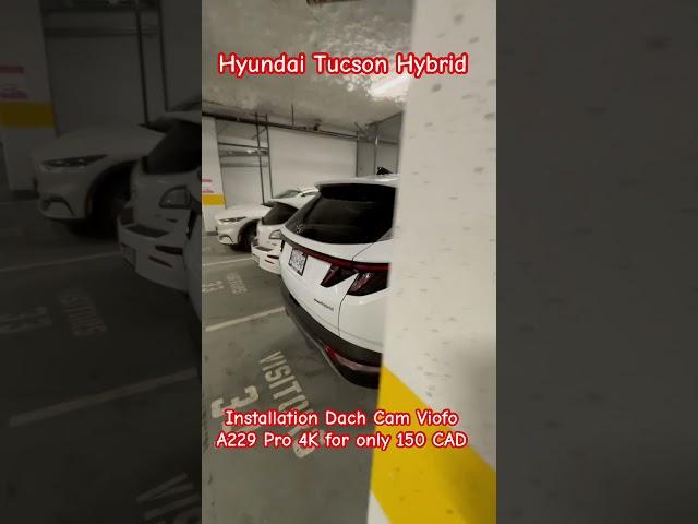 Installation Dach Cam Viofo A229 Pro 4K Vancouver- Hyundai Tucson New #automobile #dashcam