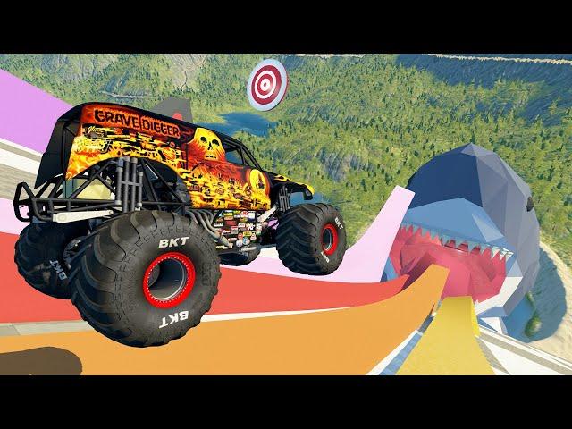 Slant of Death Jumps and Crashes - BeamNG Drive | Griff's Garage