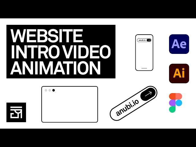 Website Intro Animation - Made with After Effects & Figma