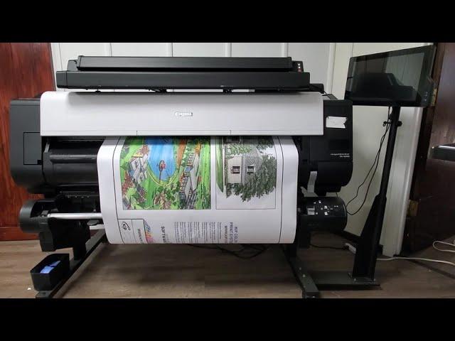 CANON TX-4000 44-inch Color Large Format Printer - Color Print Test