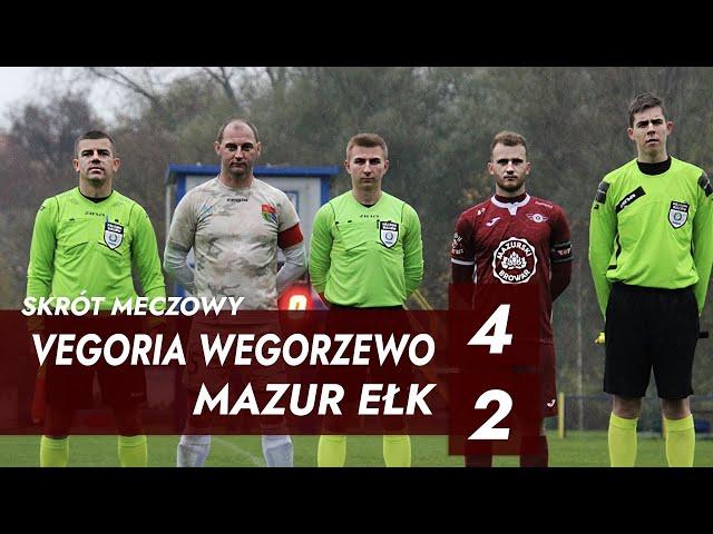 Skrót meczu | Vęgoria Węgorzewo - Mazur Ełk 4:2 (0:2) | LO WMZPN 2022/23