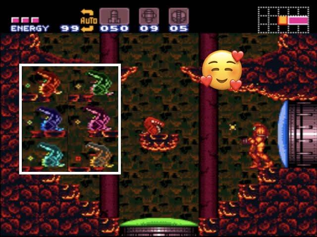 Super Metroid Unused Enemy – Stoke (Mini-Crocomire)