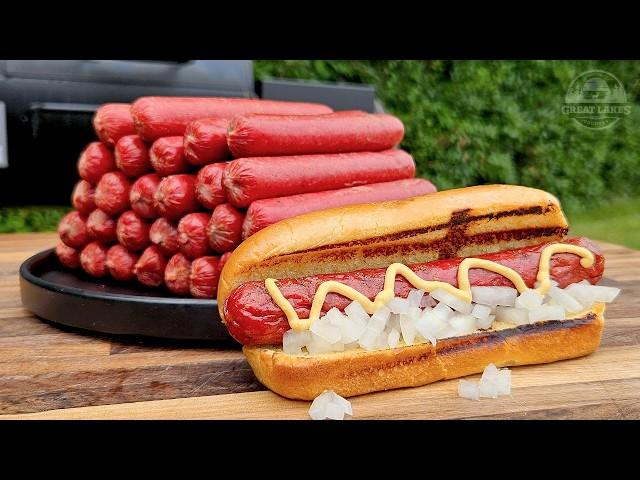 Making Skinless All-Beef Hot Dogs from Scratch - Easiest Smoked Hot Dog Method at Home