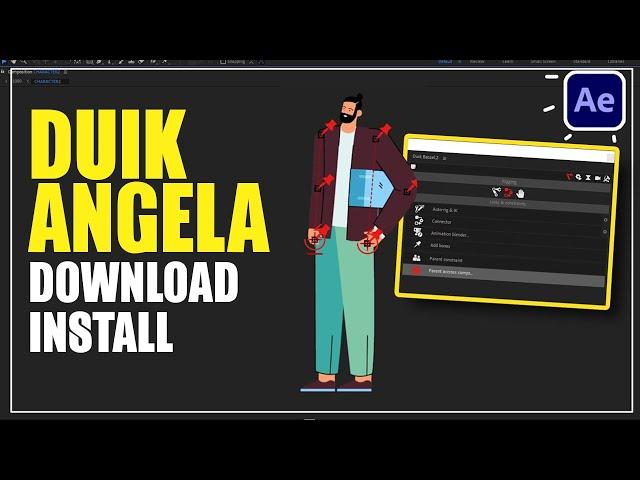 DUIK ANGELA: Download And Install 2023 | After Effects Tutorials