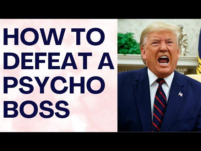 HOW TO DEAL WITH A PSYCHOPATH BOSS: President Trump's Inauguaration | Shallon Lester