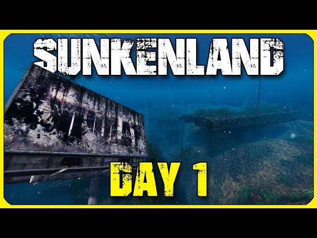 Day 1 - Getting Started! - Sunkenland - Early Access 2024