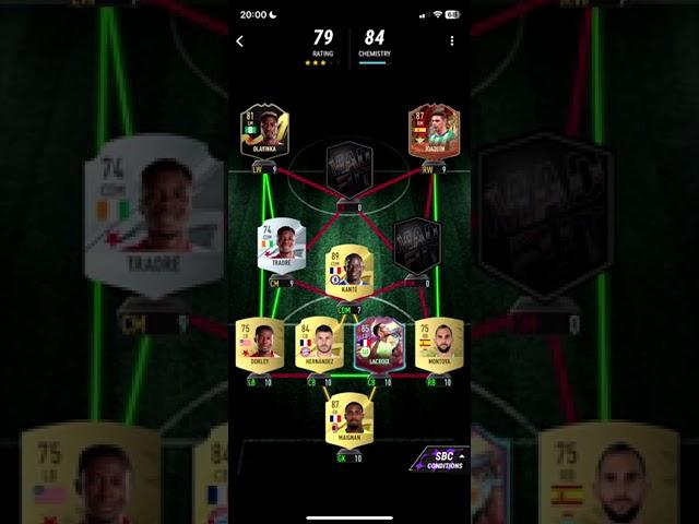 UEFA CUP FINAL- BIXENTE LIZARAZU SBC MADFUT 23  Solution [8/18] Hulio SBC Gameplays