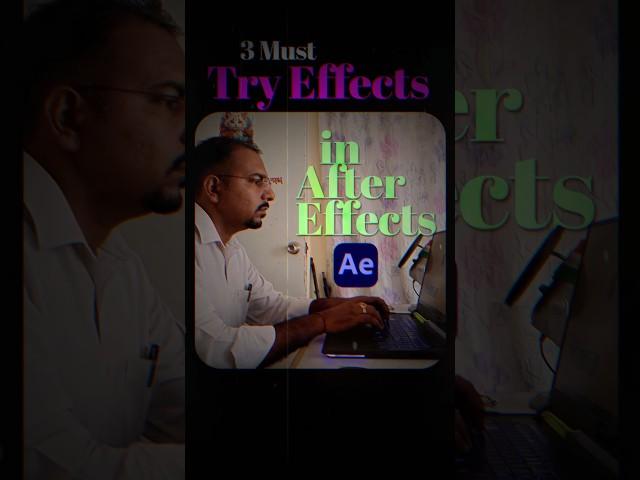 3 Must Try Effects in After Effects #videoediting #afterefects