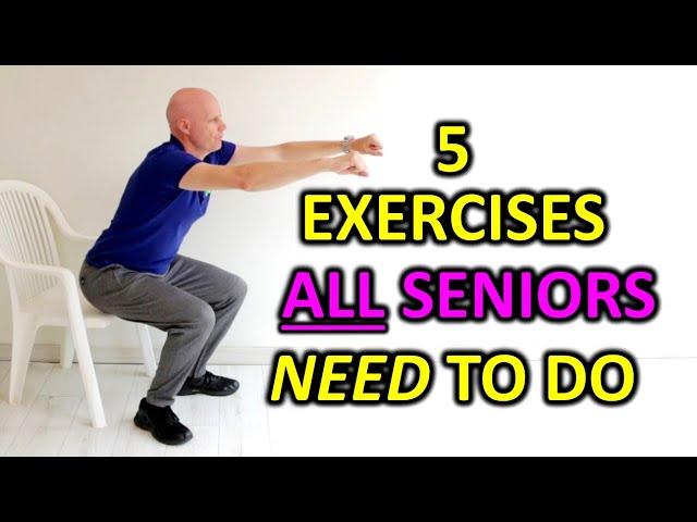 5 Essential Exercises For Seniors Over 60