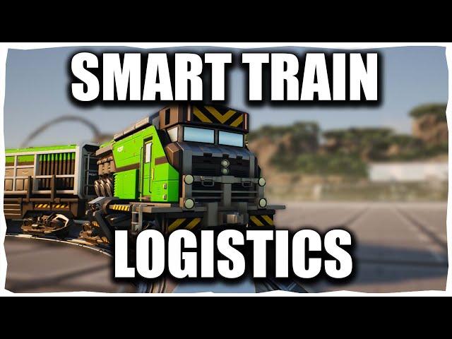 Smart Train Logistic Systems in Satisfactory Update 6