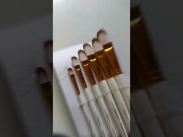 UNBOXING painting brush set #shorts #unboxing #paintbrush