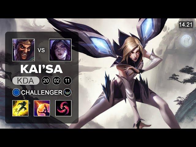 Gumayusi Kai'Sa vs Draven ADC - EUW Challenger - Patch 14.21 Season 14