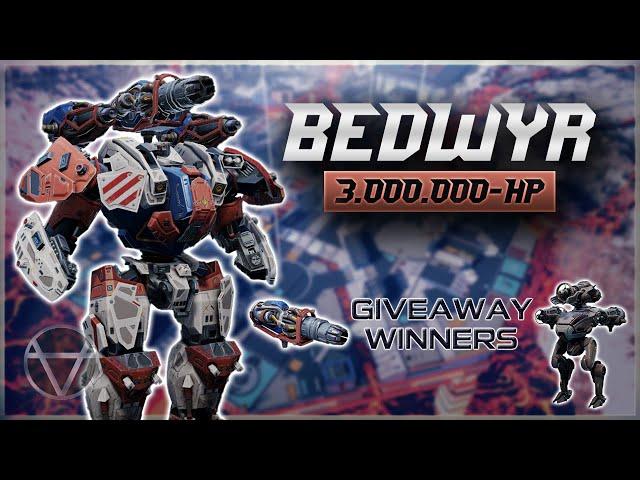 [WR]  IMMORTAL Bedwyr w/ ≈ 3.000.000 HP – Titan Gameplay | War Robots