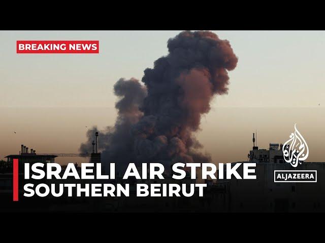 Huge blasts hit southern Beirut in new Israeli air strike