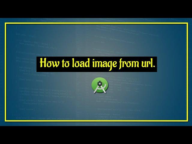 How to load image from url | load image from URL in ImageView | android studio | Hindi