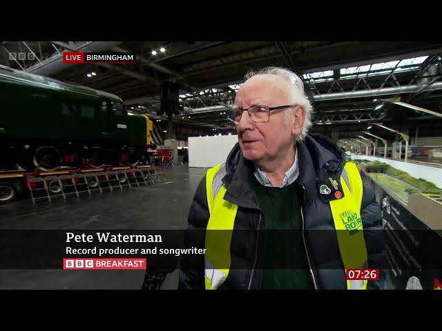 Pete Waterman Shares His Attempt At Model Railway Record On BBC Breakfast [27.04.2024]