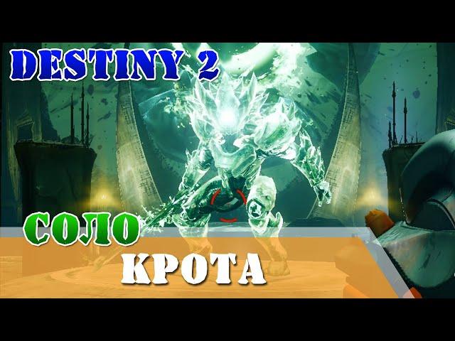 Соло Крота, Solo Crota рейд Крах Кроты Destiny 2