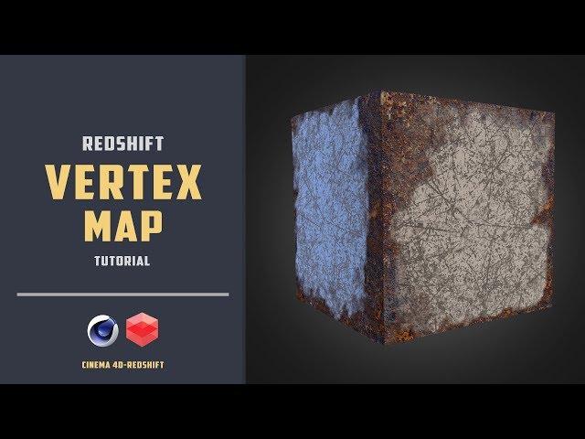 Quick demonstration of using vertex map with redshift [CINEMA 4D TUTORIAL]