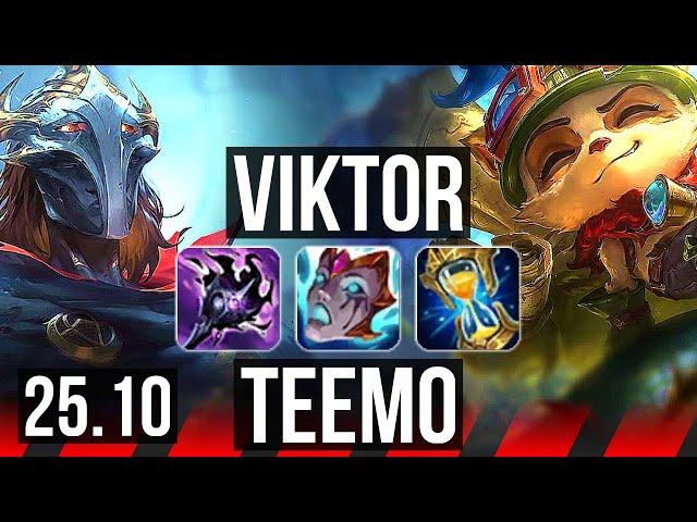 VIKTOR vs TEEMO (TOP) | Comeback, 5/2/9 | KR Diamond | 25.10