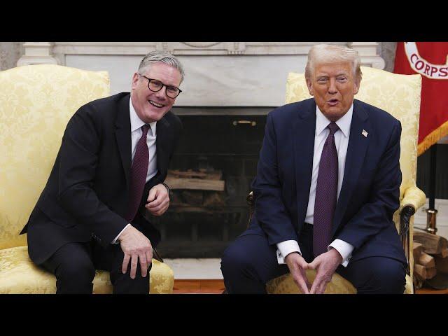 'What a beautiful accent': Trump's hilarious exchange with Keir Starmer