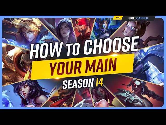 How to Choose Your MAIN Champion in Season 14! - Beginner's League of Legends Guide