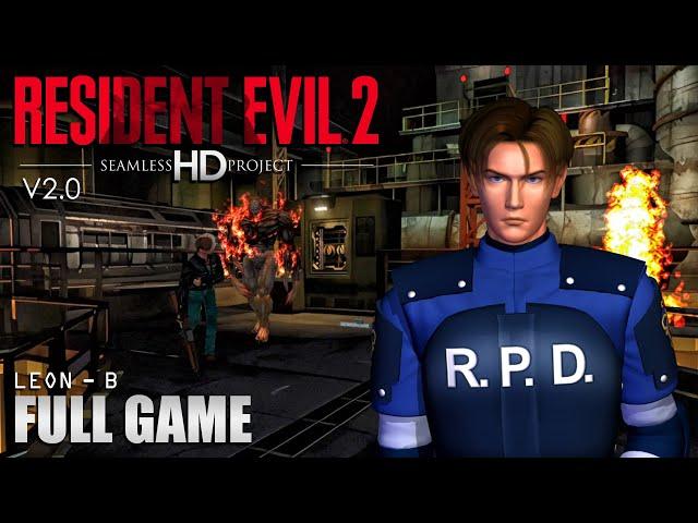 RESIDENT EVIL 2 Seamless HD Project 2.0 PC FULL GAME - Playthrough Gameplay (Leon - B)