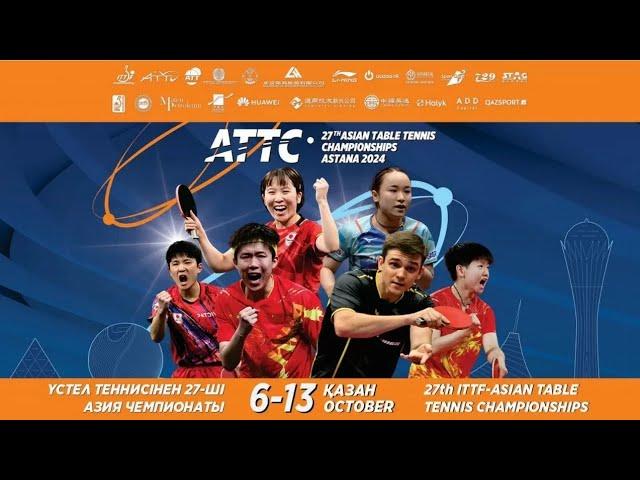 TABLE 1 (DAY 3 ) - 27th ASIAN TABLE TENNIS CHAMPIONSHIPS - ASTANA 2024