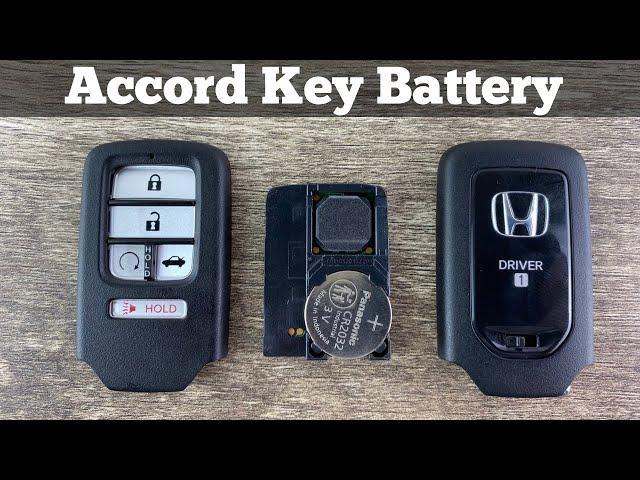 How To Replace A Honda Accord Remote Key Fob Battery 2018 - 2021 DIY Change Replacement Batteries