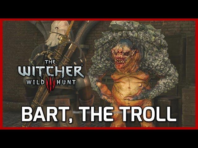 Witcher 3: Bart, the Troll - A Highly Intellectual Conversation