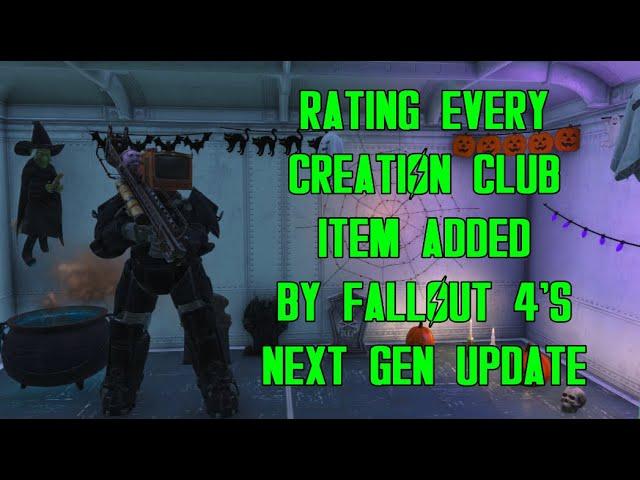 Rating Every Creation Club Item Added to Fallout 4 in 2024