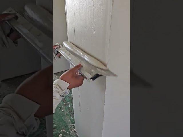 Leveling Construction Effect Like Never Before – Satisfying Putty Scraping!