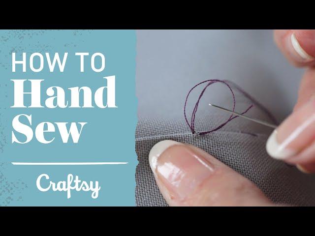 How to Hand Sew: Slip Stitch & Blind Hem | Craftsy Sewing Tutorial