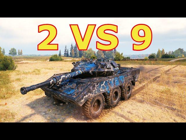 World of Tanks GSOR 1010 FB - 2 VS 9