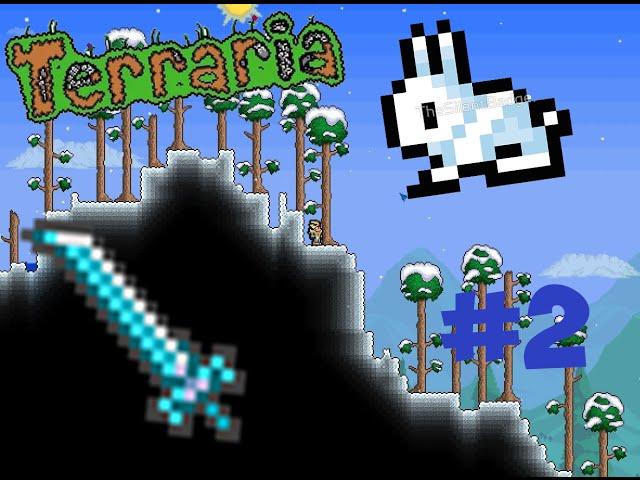 Terraria(expert)#2- Северный биом и ледяной клинок!! уху!