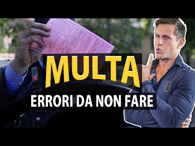 L'errore più grande che puoi fare quando ricevi una multa | avv. Angelo Greco