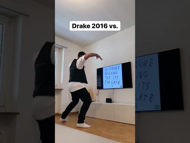 Drake in 2016 vs. 2022 