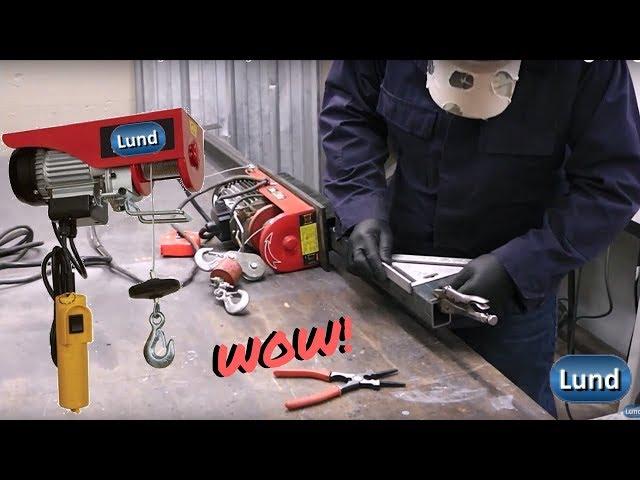 LOW COST Electric Cable Hoist! Welding, Fabricating and Install!