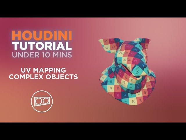 Houdini Tutorial - Under 10 Minutes - How to UV Map complex geometry