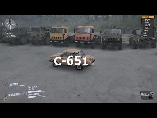 Spintires: MudRunner - All Trucks and Vehicles