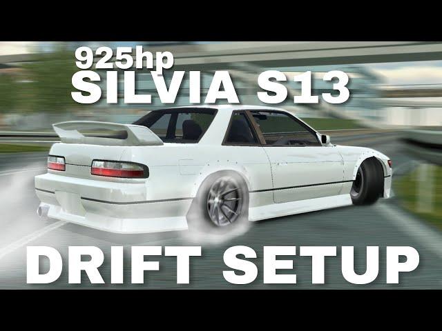 Nissan Silvia s13 DRIFT SETUP 925hp [ Car Parking Multiplayer ]