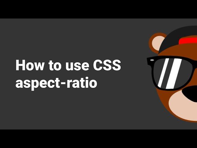 How to use CSS aspect-ratio