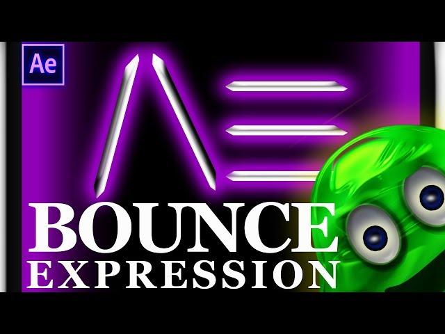 AFTER EFFECTS - Expressions - Realistic Bounce Effect [TUTORIAL]