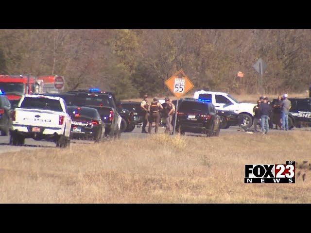 Video: Pursuit ends with fatal crash on OK-66, suspect in custody