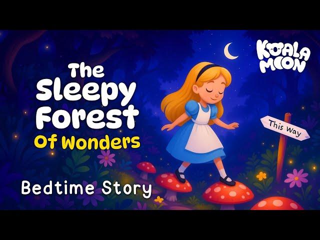 The Sleepy Forest of Wonders  Alice in Wonderland Bedtime Story  Fairy Tales for Kids 