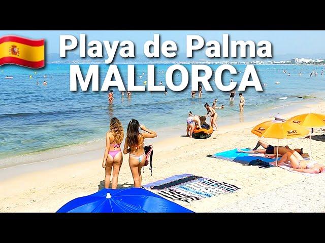 Welcome to PLAYA de PALMA  Arenal, MALLORCA  Spain 2023 | Beach walk 4K